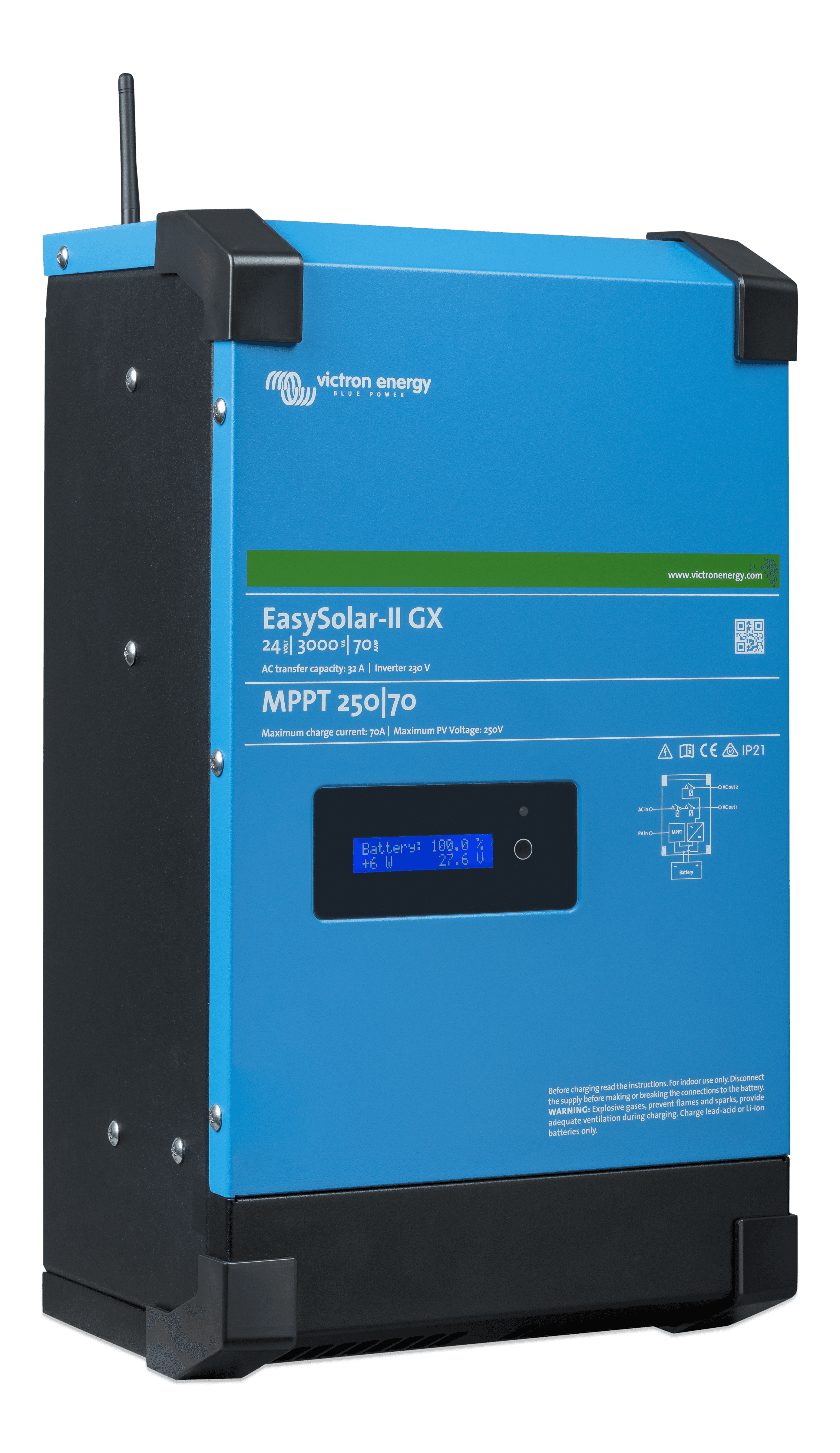 EasySolar-II GX 24V 3000VA (left) thumbnail