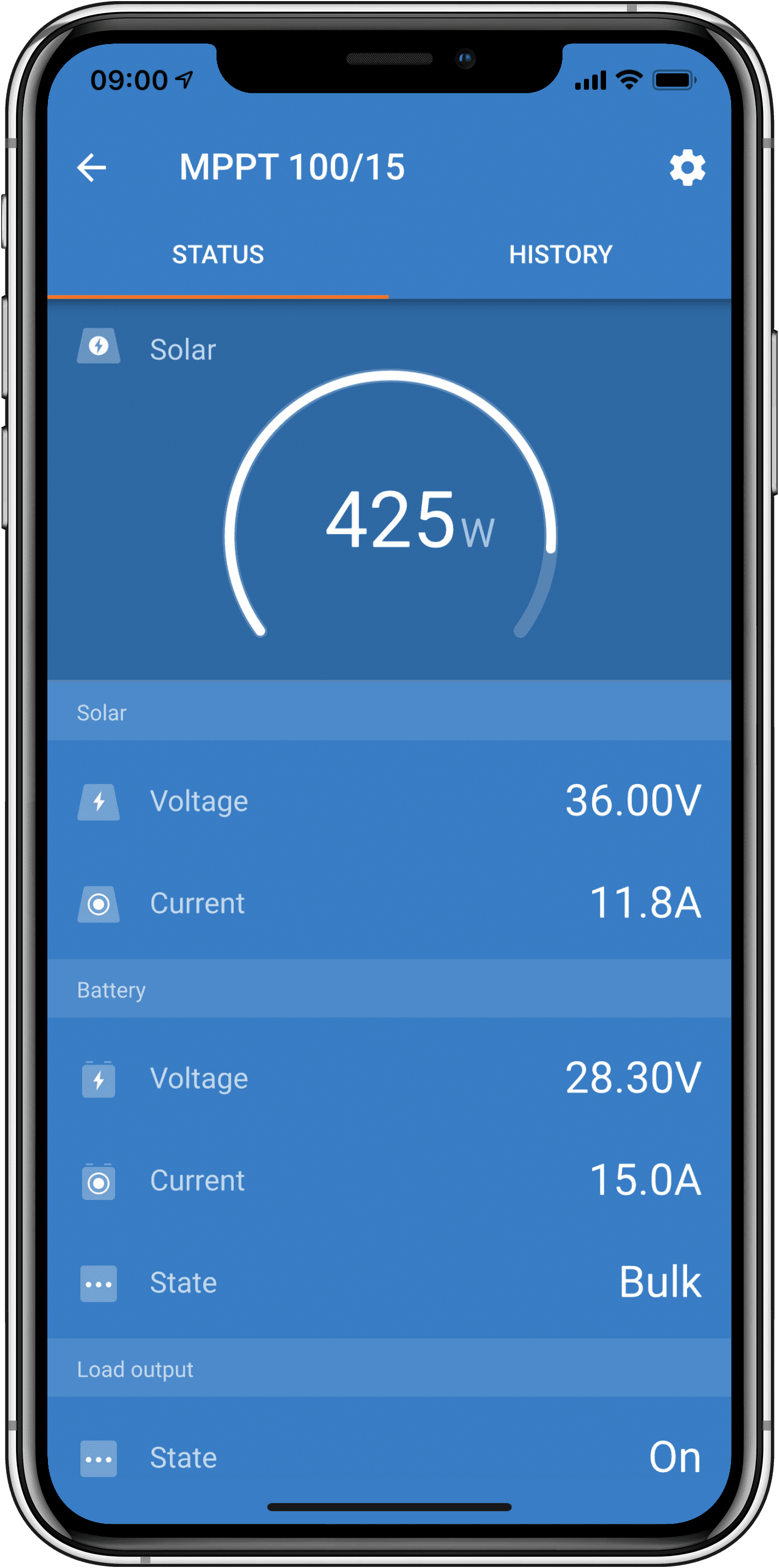 iPhone SmartSolar Status thumbnail