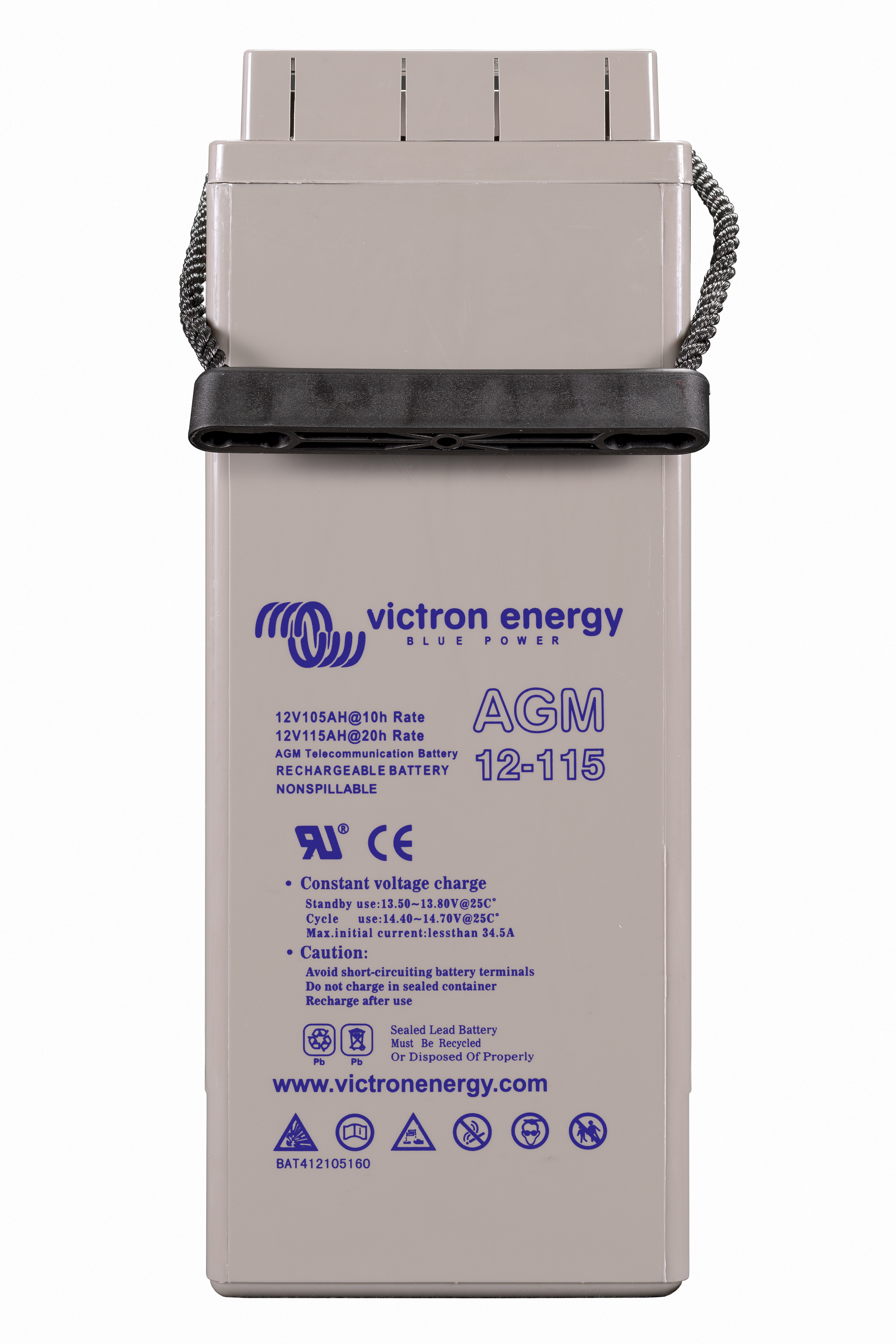 Batterie 12V/200Ah AGM Telecom Batt. - Batteries AGM télécommunications