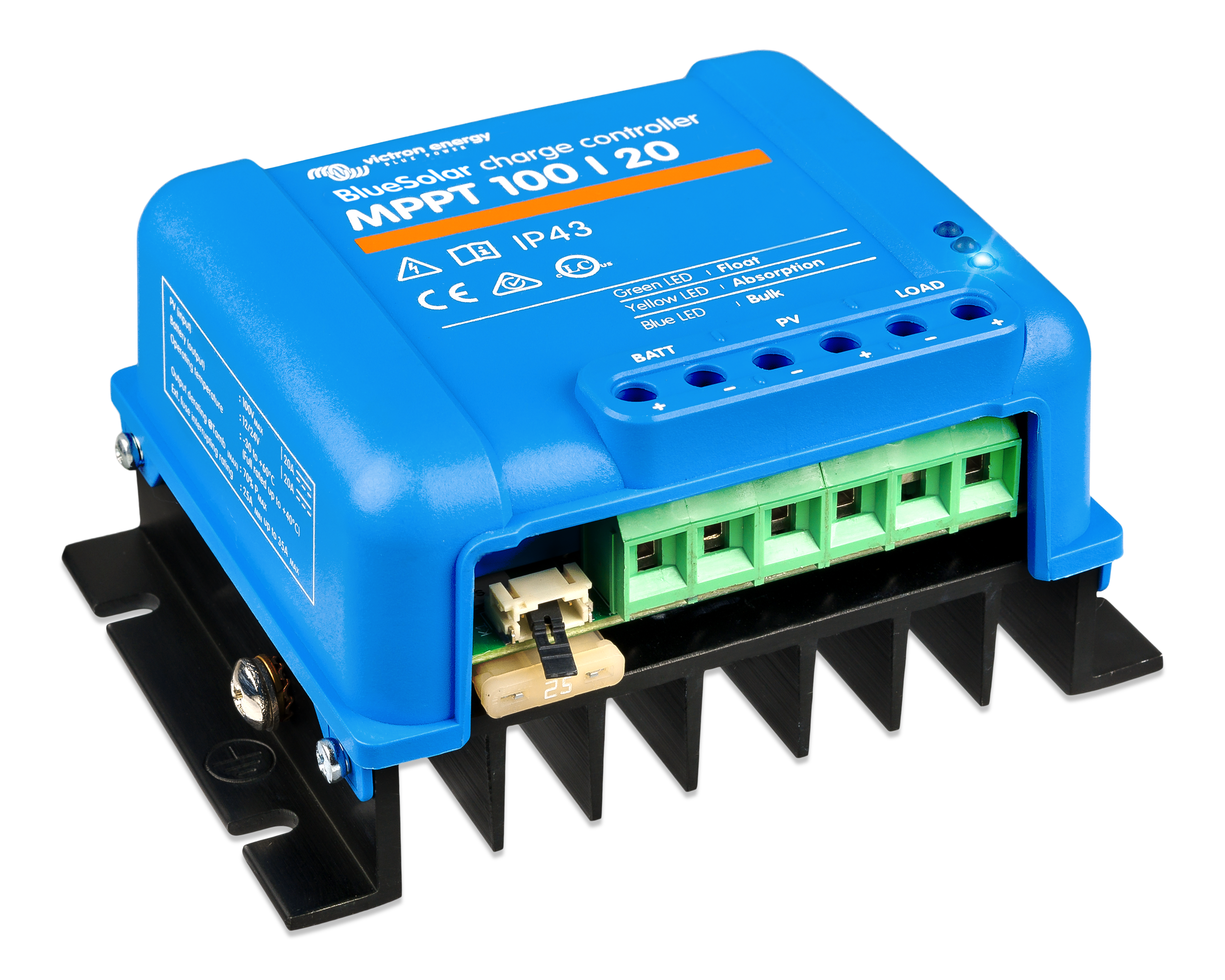 BlueSolar MPPT 75/10, 75/15 & 100/15 (12 / 24 Volt + load output