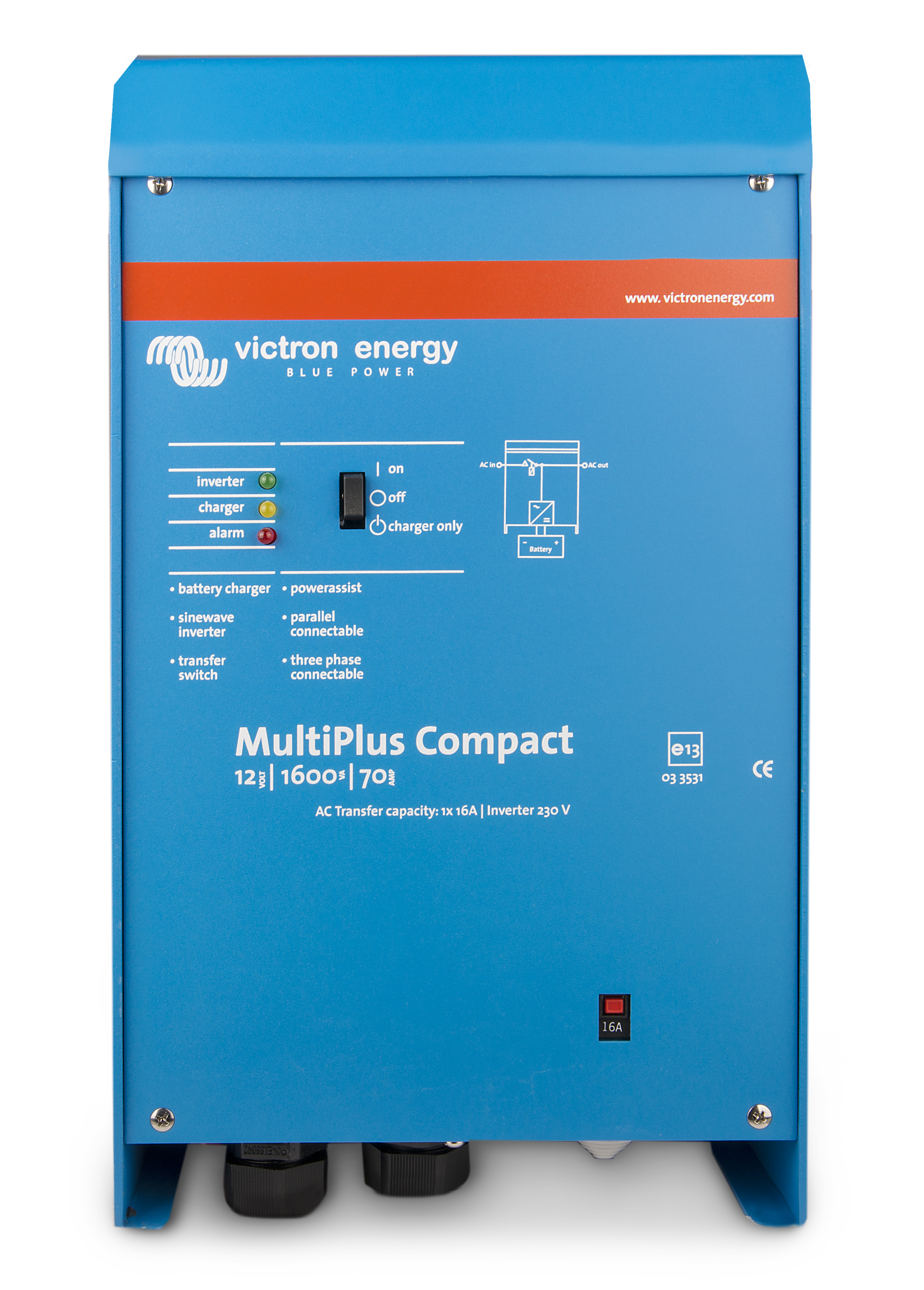 Victron Energy MultiPlus-II 3000 VA 12V Inverter Charger 2 x 120V