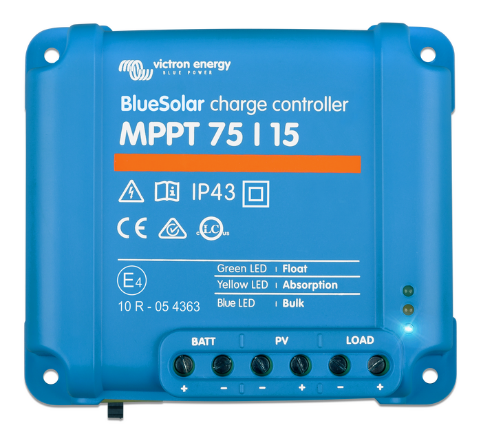 Regolatore di carica MPPT Victron Energy BLUESOLAR 75/15 MPPT 15A